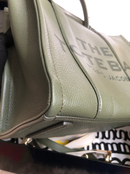 Preloved Marc Jacobs the medium leather tote bag in Green