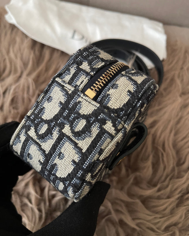 Preloved Authentic Dior Oblique belt pouch