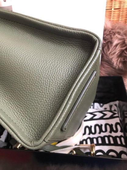 Preloved Marc Jacobs the medium leather tote bag in Green