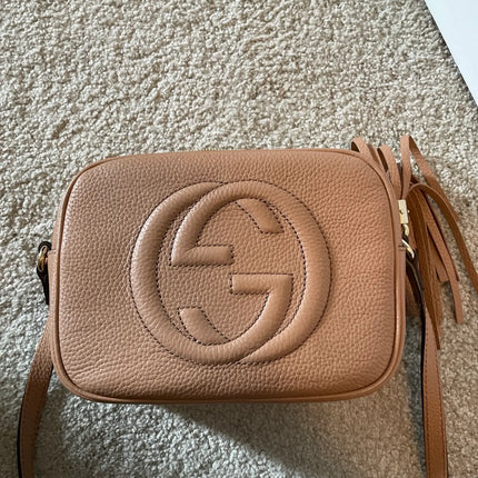 Preloved Authentic Gucci Disco SoHo beige bag