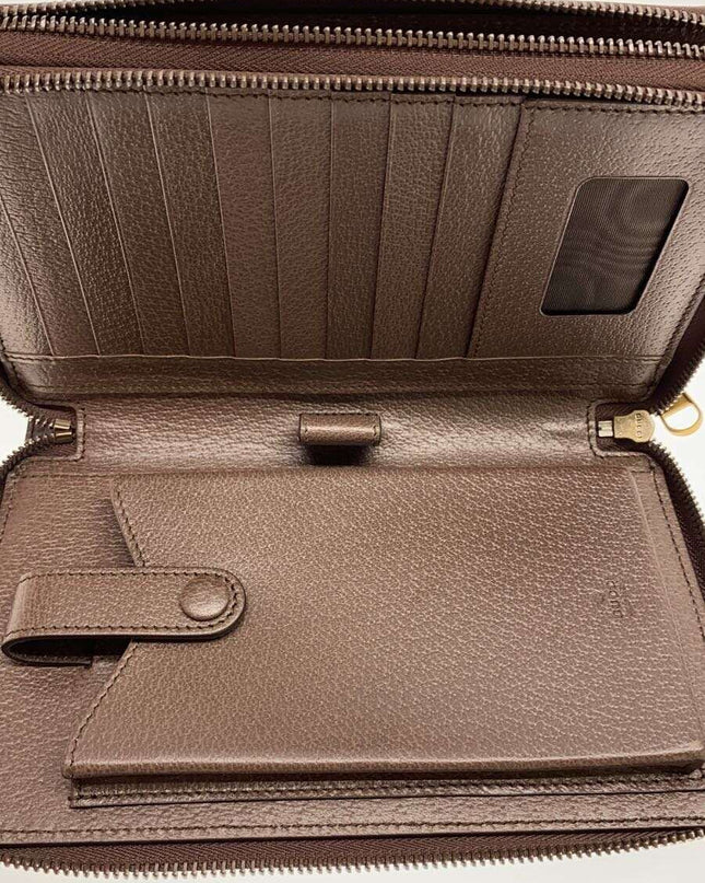 Preloved Authentic Rank A Gucci Ophidia GG travel case