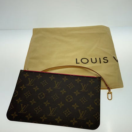 Preloved Authentic LOUIS VUITTON 2) Neverfull GM Monogram Canvas, Fuchsia, PVC, Brown, All-Over Print, M40991