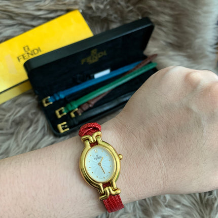 FENDI Chameleon Changeable Belt Watch 5Colors