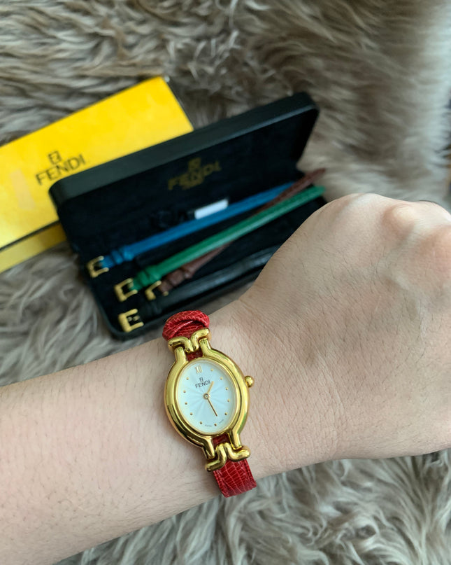 FENDI Chameleon Changeable Belt Watch 5Colors