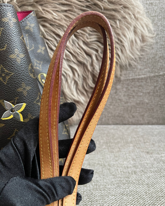 Preloved Authentic Louis Vuitton NéoNoé BB — Monogram Love Lock (Limited Edition)
