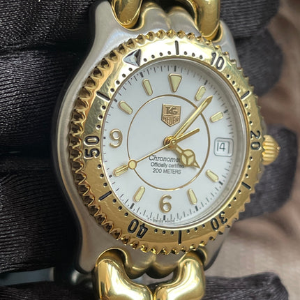 Preloved Authentic TAG Heuer Professional Automatic Two-Tone Watch 35mm