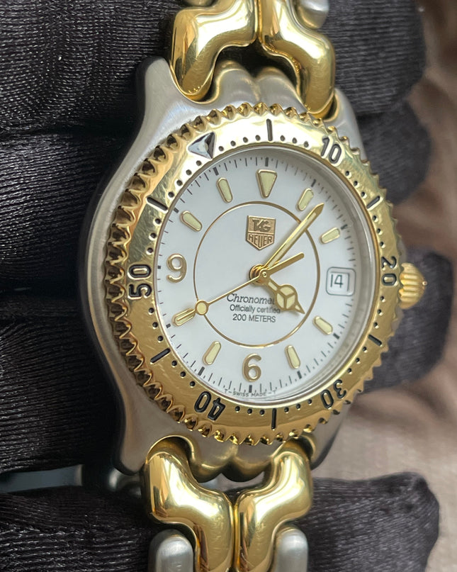 Preloved Authentic TAG Heuer Professional Automatic Two-Tone Watch 35mm