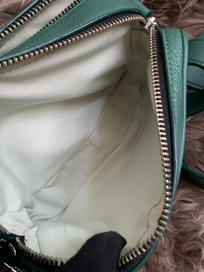 Marc Jacobs The Softshot 21 in cucumber green leather silver-tone hardware