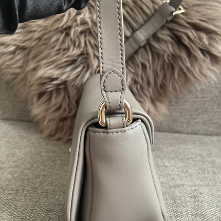 Preloved Authentic Furla Artemis S Shoulder Bag in Stucco Gray