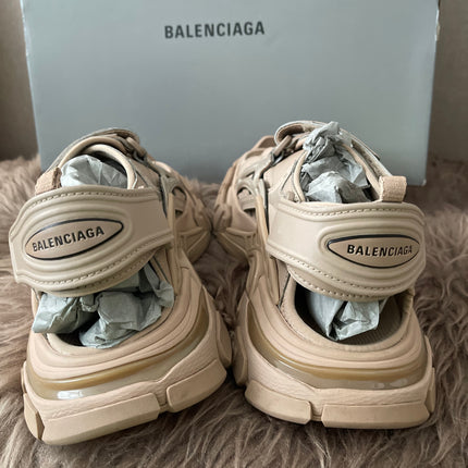 Preloved Authentic Balenciaga Track sandals in beige