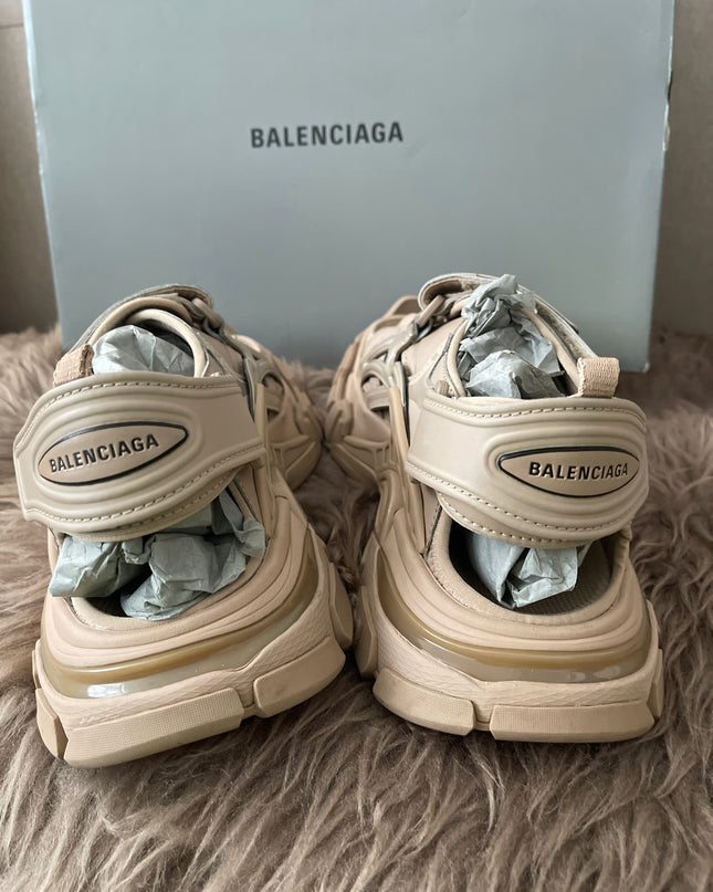 Preloved Authentic Balenciaga Track sandals in beige