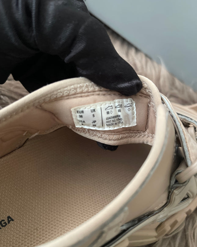 Preloved Authentic Balenciaga Track sandals in beige