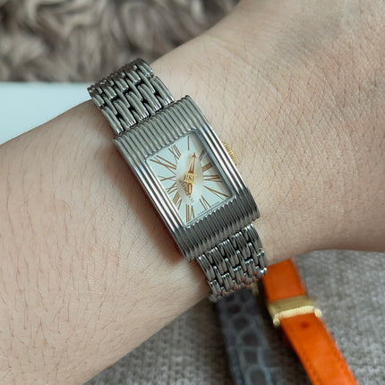 Preloved Authentic Boucheron Reflet Steel Watch with Interchangeable Straps