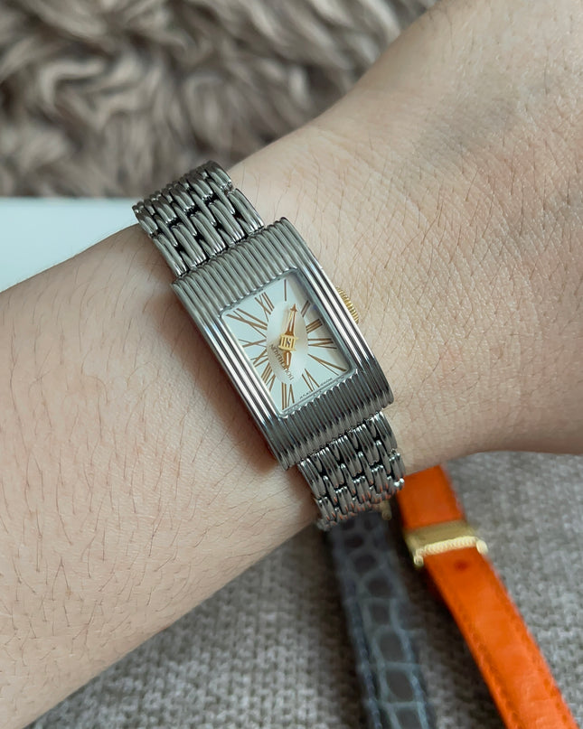 Preloved Authentic Boucheron Reflet Steel Watch with Interchangeable Straps
