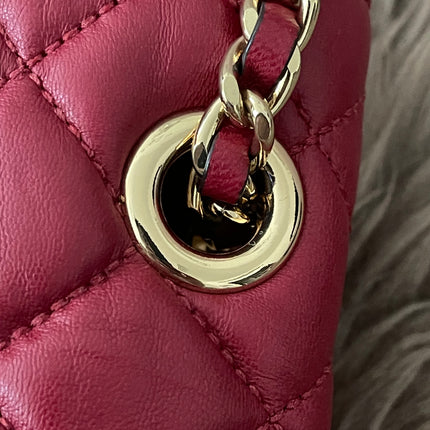 Preloved Authentic Michael Kors Red Vivianne Quilted Leather Shoulder Flap Bag