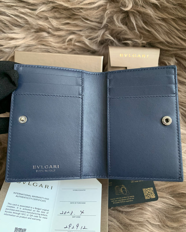 BVLGARI
Logo Infinitum Folded Card Holder in Leather