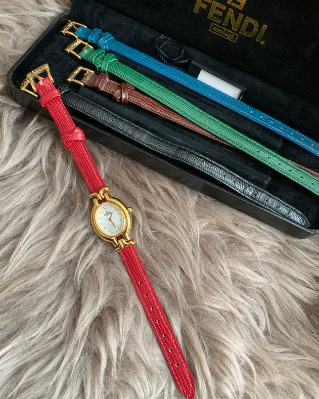 FENDI Chameleon Changeable Belt Watch 5Colors