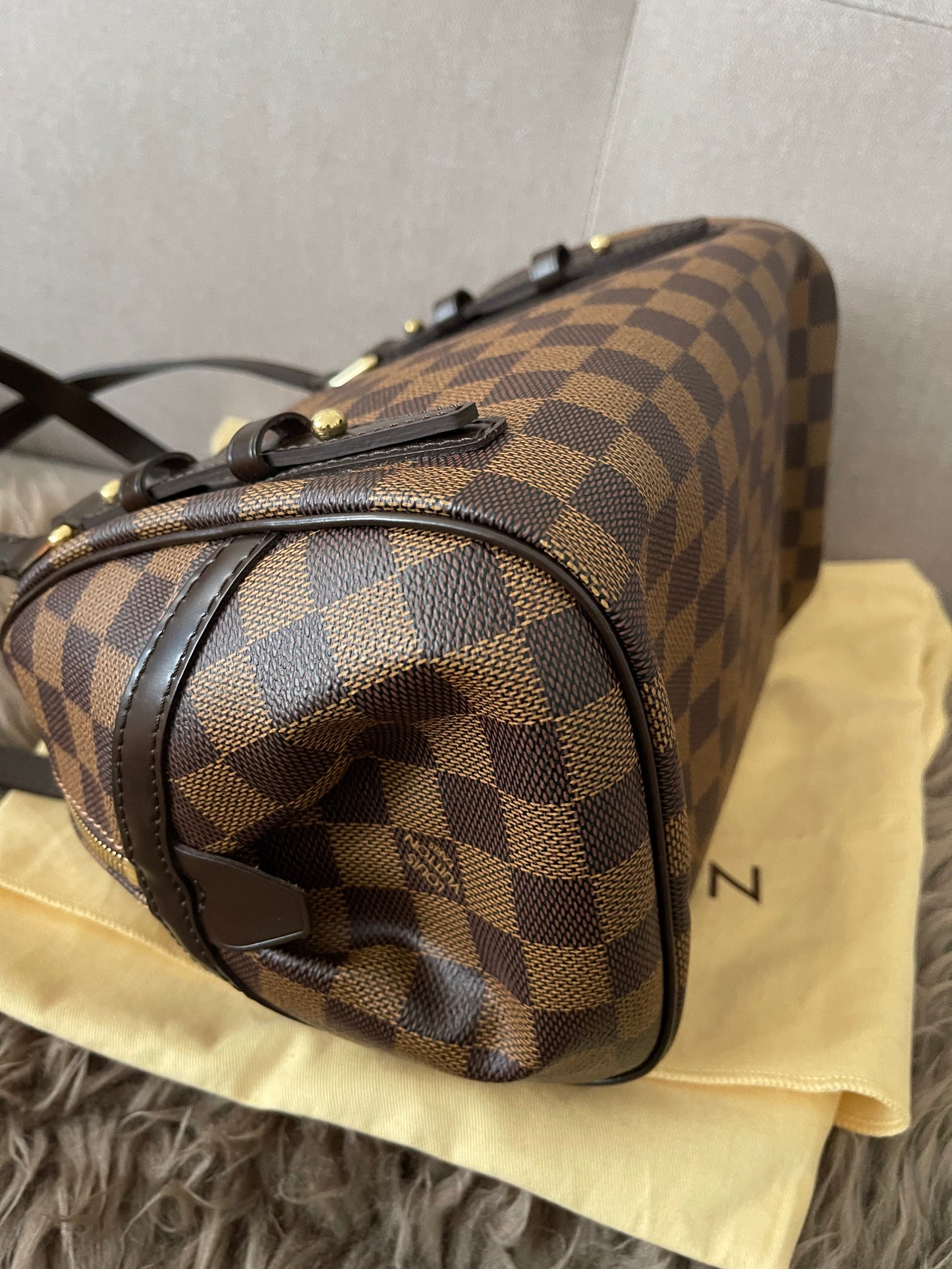 Preloved Authentic Louis Vuitton Damier Rivington PM shoulder bag