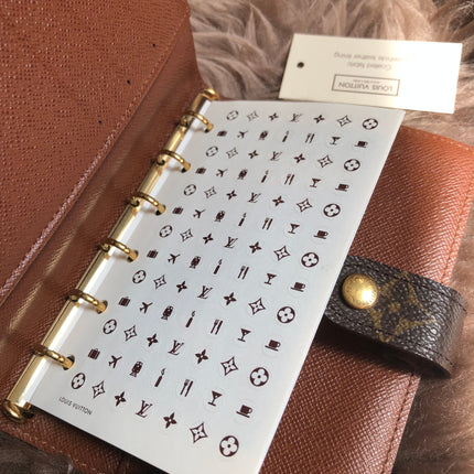 Louis Vuitton Preloved 2003 Agenda PM notebook cover monogram