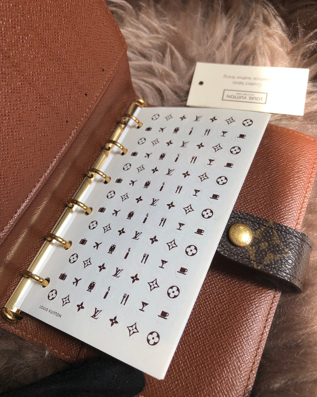 Louis Vuitton Preloved 2003 Agenda PM notebook cover monogram