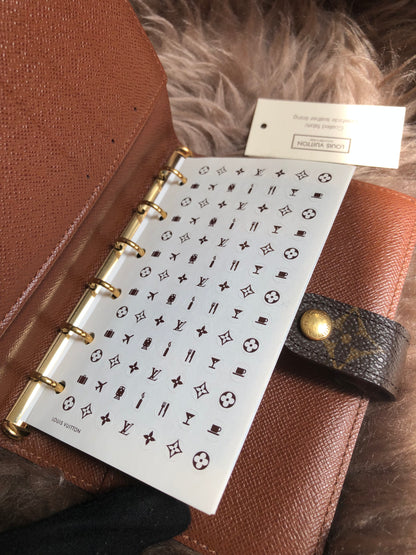 Louis Vuitton Preloved 2003 Agenda PM notebook cover monogram