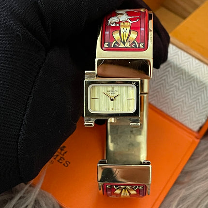 Preloved Authentic Hermès Loquet Watch