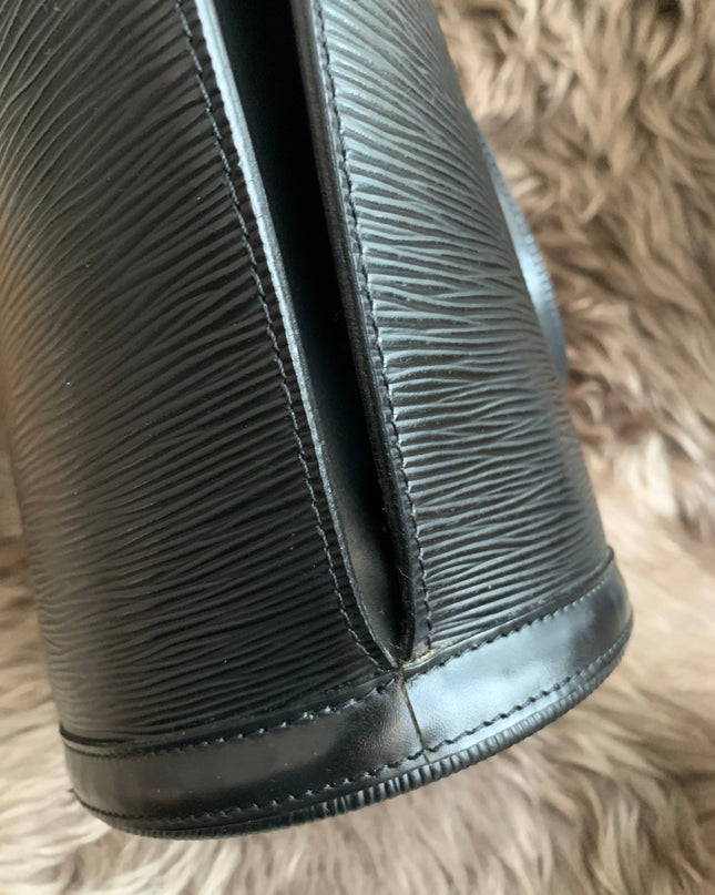 Louis Vuitton Black Epi Leather Saint Jacques PM Tote