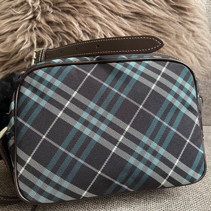 Preloved Authentic Burberry Nova Check Tartan Crossbody Camera Bag