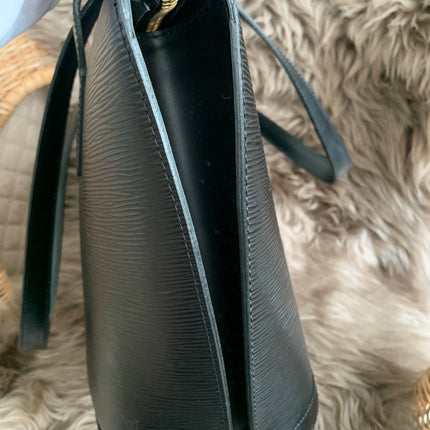 Louis Vuitton Black Epi Leather Saint Jacques PM Tote