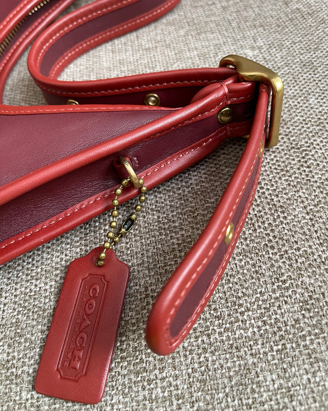 Preloved Authentic Coach Ergo Shoulder Bag in Deep Red