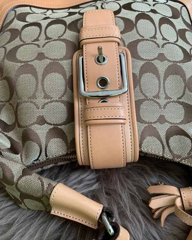 COACH◆Handbag/leather/allover pattern/6824