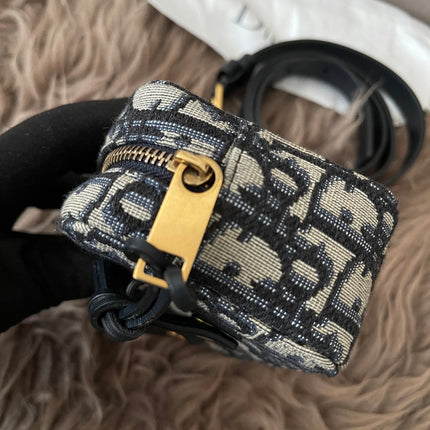 Preloved Authentic Dior Oblique belt pouch