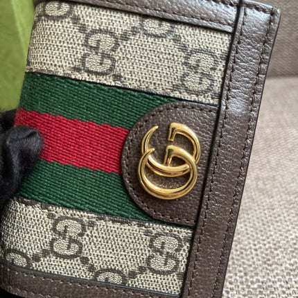 Preloved Authentic Gucci Ophidia GG Card Case Wallet
