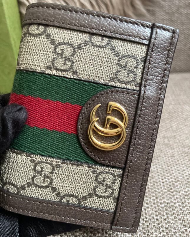 Preloved Authentic Gucci Ophidia GG Card Case Wallet