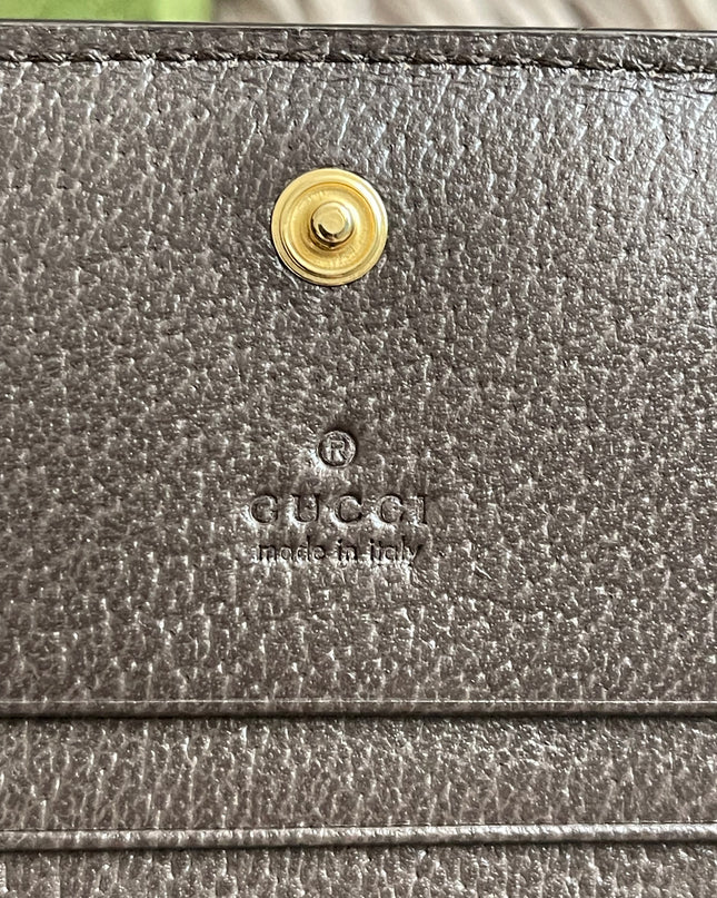 Preloved Authentic Gucci Ophidia GG Card Case Wallet