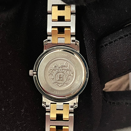 Preloved Authentic Hermès Clipper Watch (2-Tone)