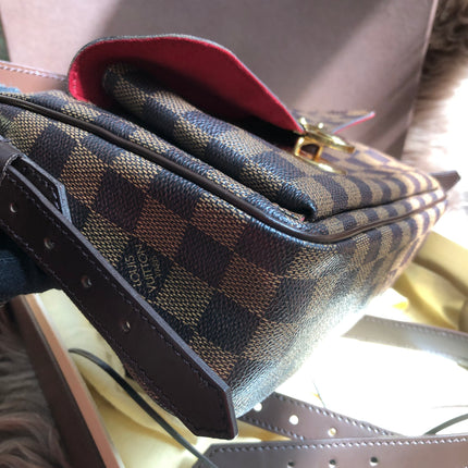 Preloved Louis Vuitton Brown Damier Ebene  Ravello GM