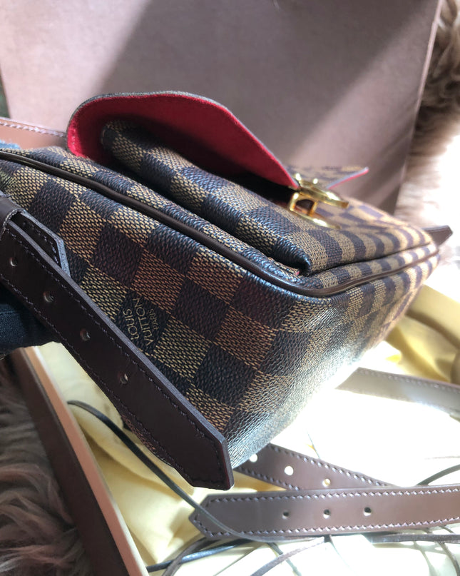 Preloved Louis Vuitton Brown Damier Ebene  Ravello GM