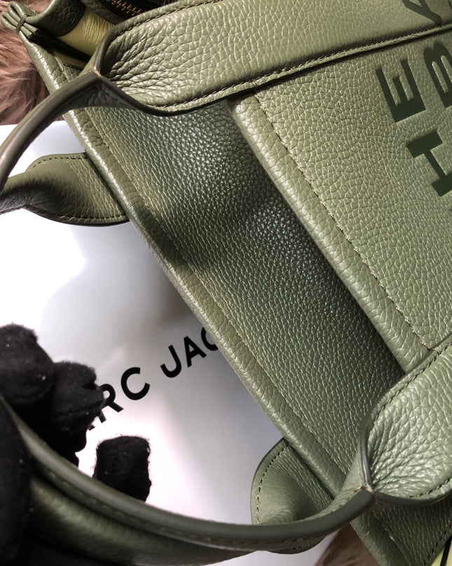Preloved Marc Jacobs the medium leather tote bag in Green