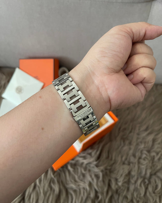 Preloved Authentic Rank A Hermes Clipper CL7.710 38mm Watch