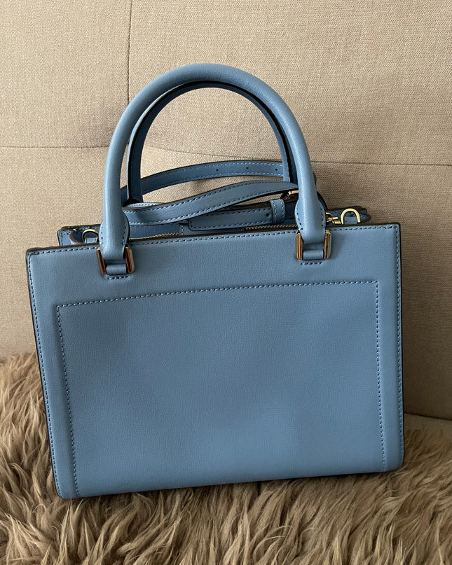 Preloved Authentic Michael Kors Kinsley Accordion Satchel