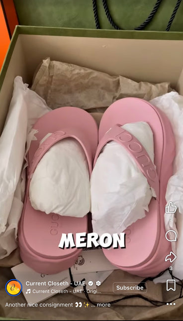 Preloved Authentic Gucci Slides 37