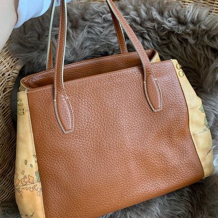 Alviero Prima Classe Leather Tote Bag