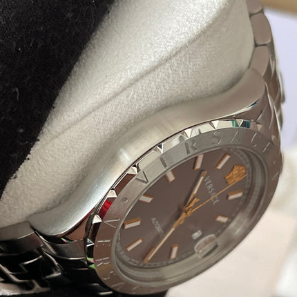 Preloved Authentic Versace Hellenyium Automatic watch with a grey dial