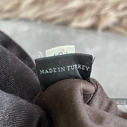 Preloved Autehntic Miu Miu Ruffle Crossbody Bag – Taupe