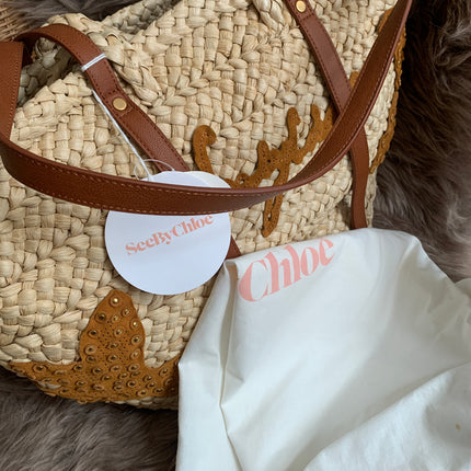 See by Chloe Raffia Tote Bag