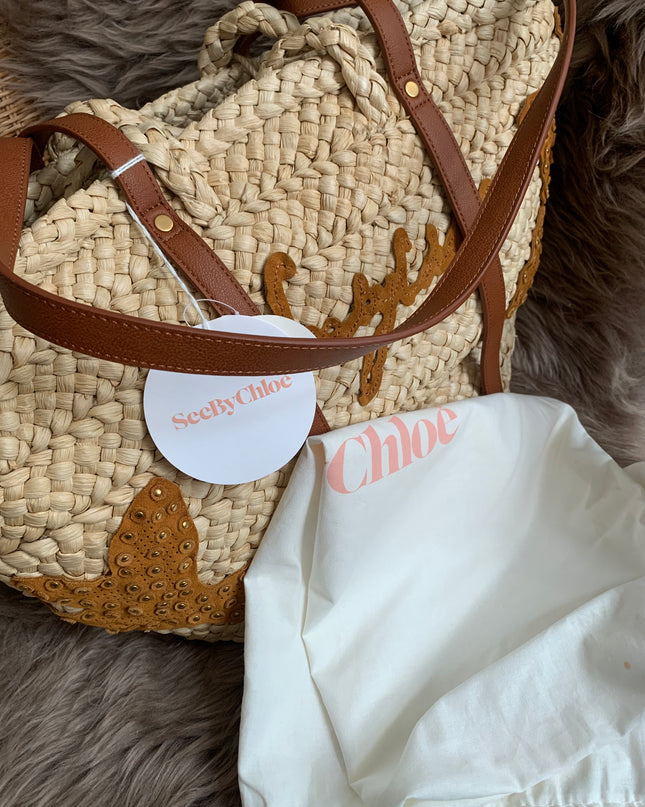 See by Chloe Raffia Tote Bag