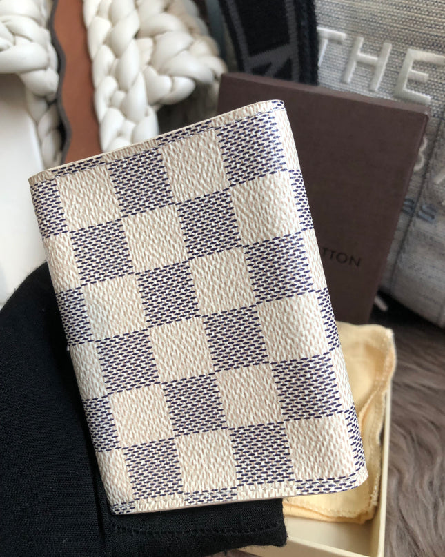 Louis Vuitton Pre-Owned Damier Azur Card Holder