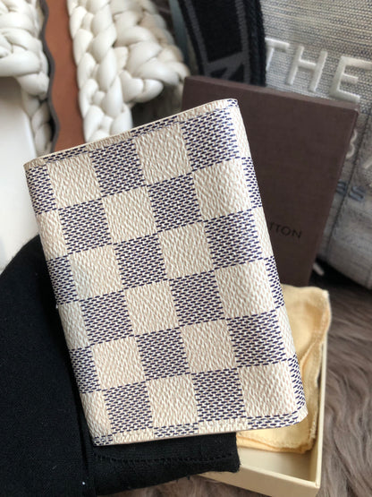 Louis Vuitton Pre-Owned Damier Azur Card Holder