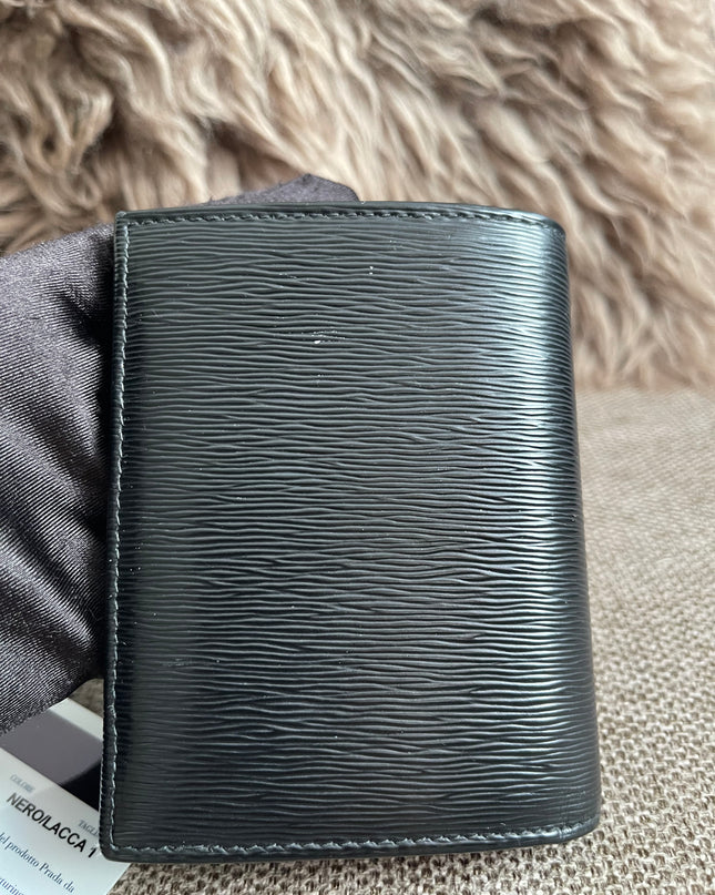 Preloved Authentic Prada Portafoglio Verticale Piccolo Small Vertical Wallet